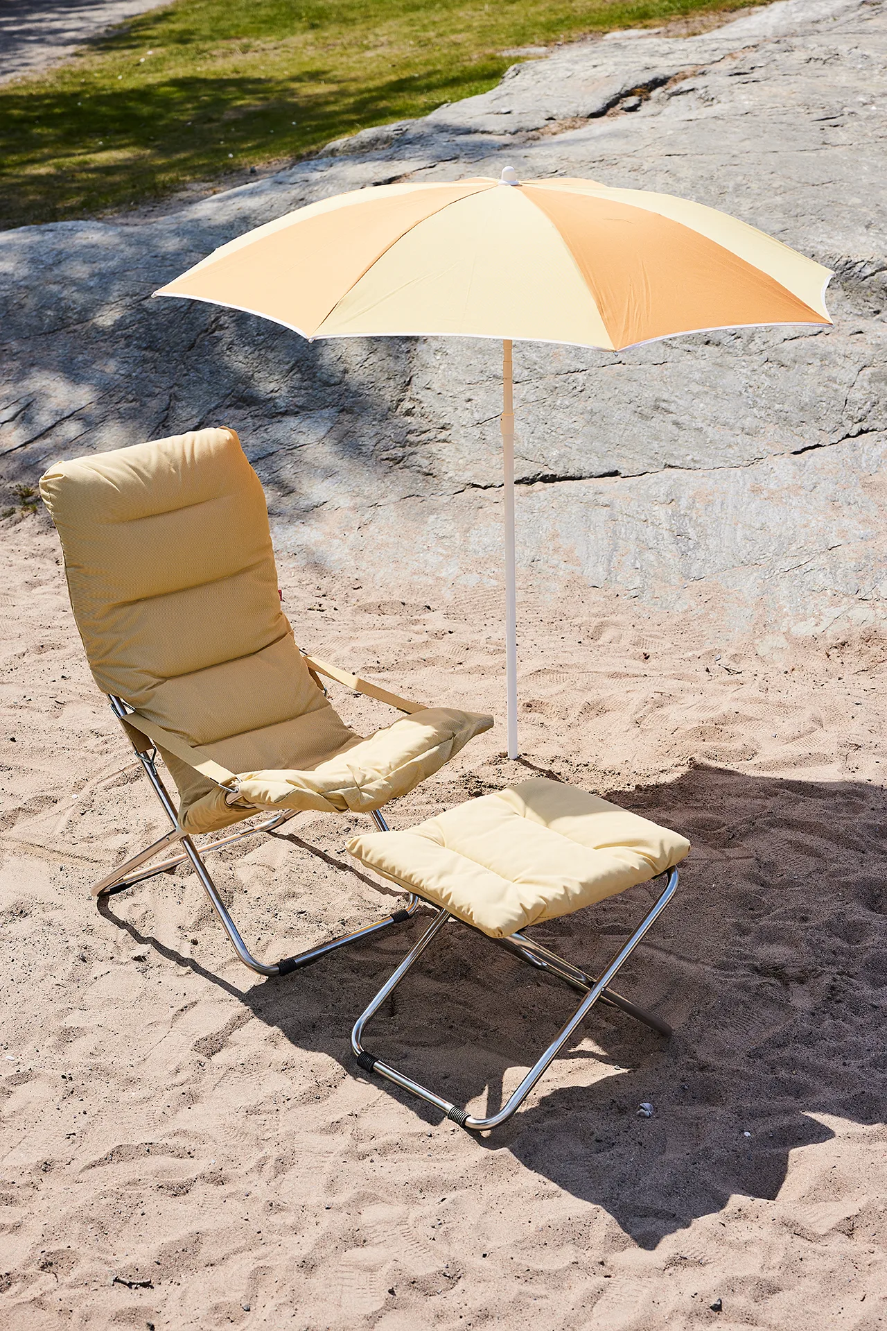 Chico Soft footrest, Dusty yellow Fiam