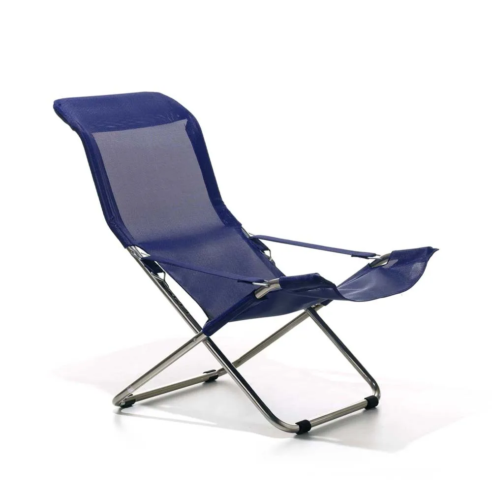 Fiesta sun lounger, Navy Fiam