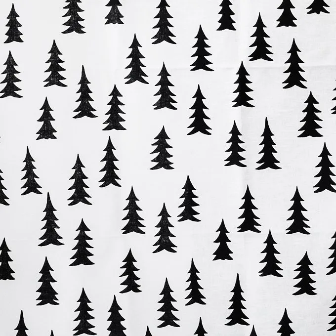 Gran fabric, white-black Fine Little Day