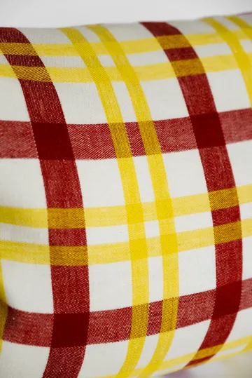Grid cushion cover - Yellow, 45x45 cm - Fine Little Day