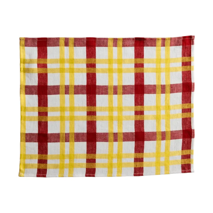 Grid placemat - Yellow, 37x47 cm - Fine Little Day