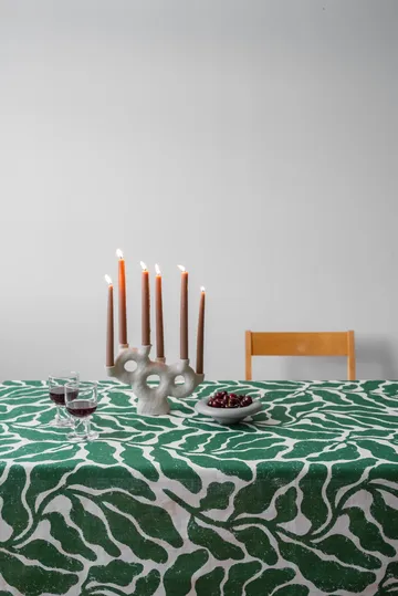 Leaves tablecloth - Green, 149x250 cm - Fine Little Day