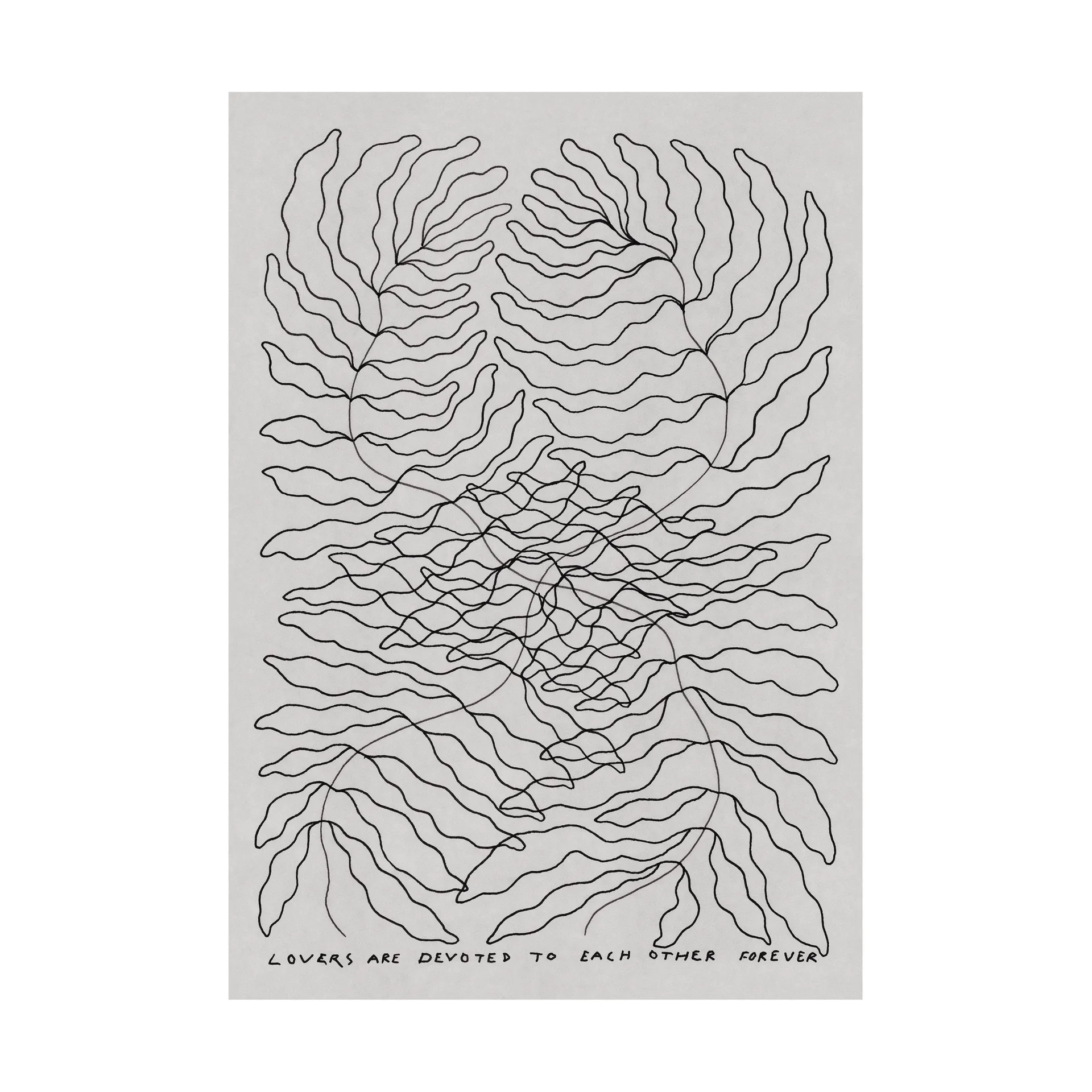 Lovers poster, 70x100 cm Fine Little Day