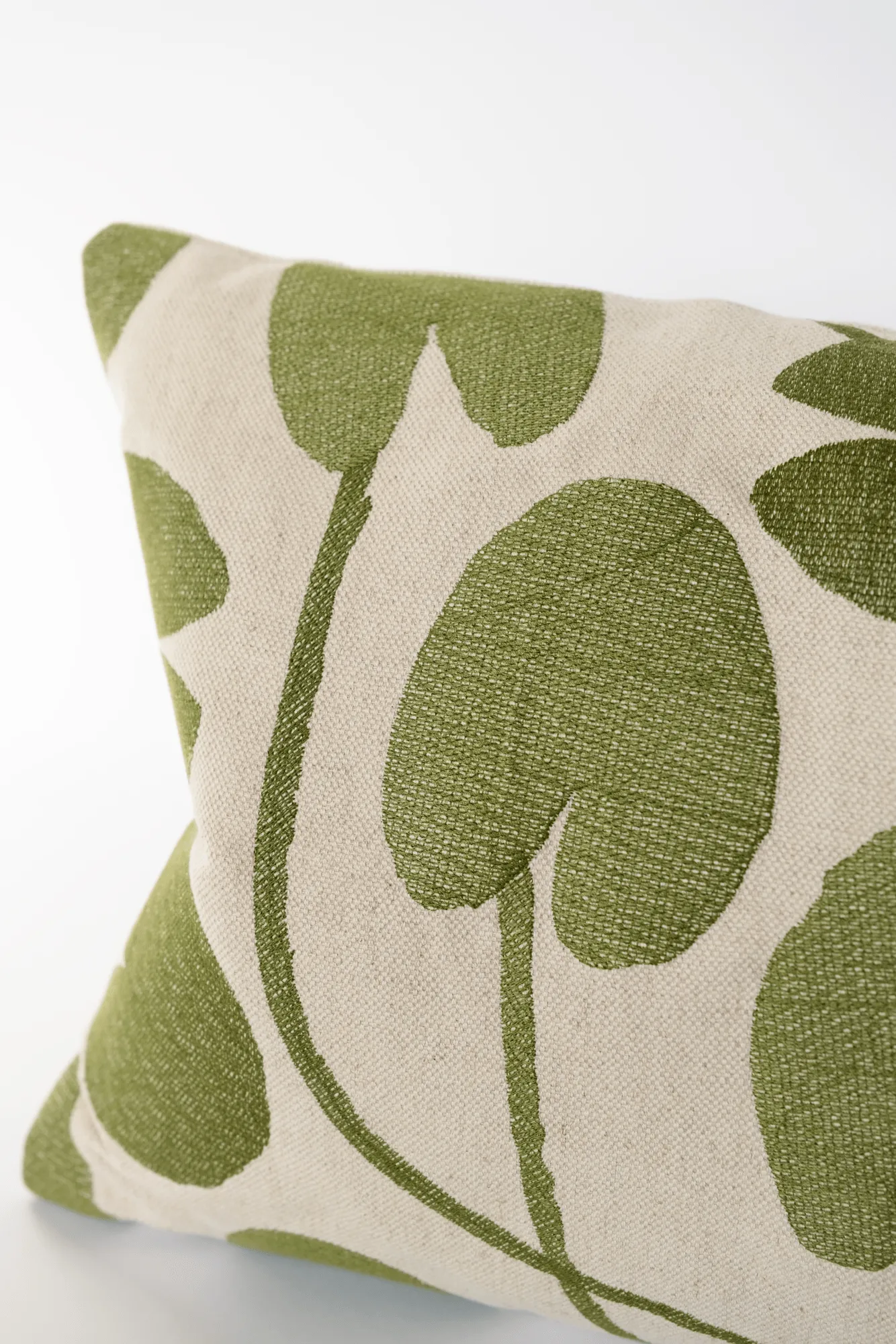 Water lilies cushion cover, Natural-green, 38x58 cm Fine Little Day