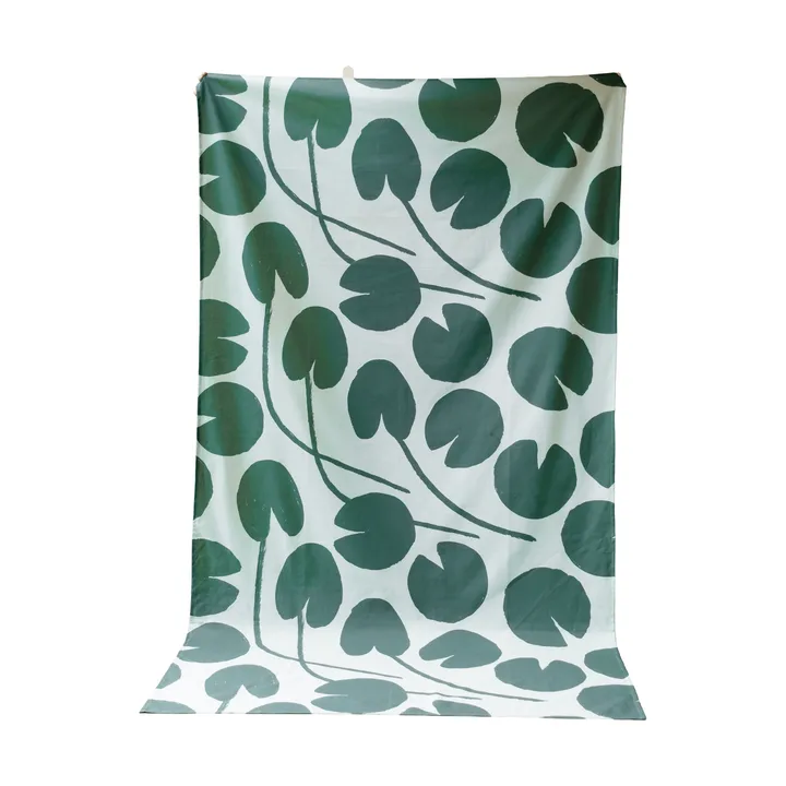 Water lilies tablecloth - Light green-green, 147x250 cm - Fine Little Day