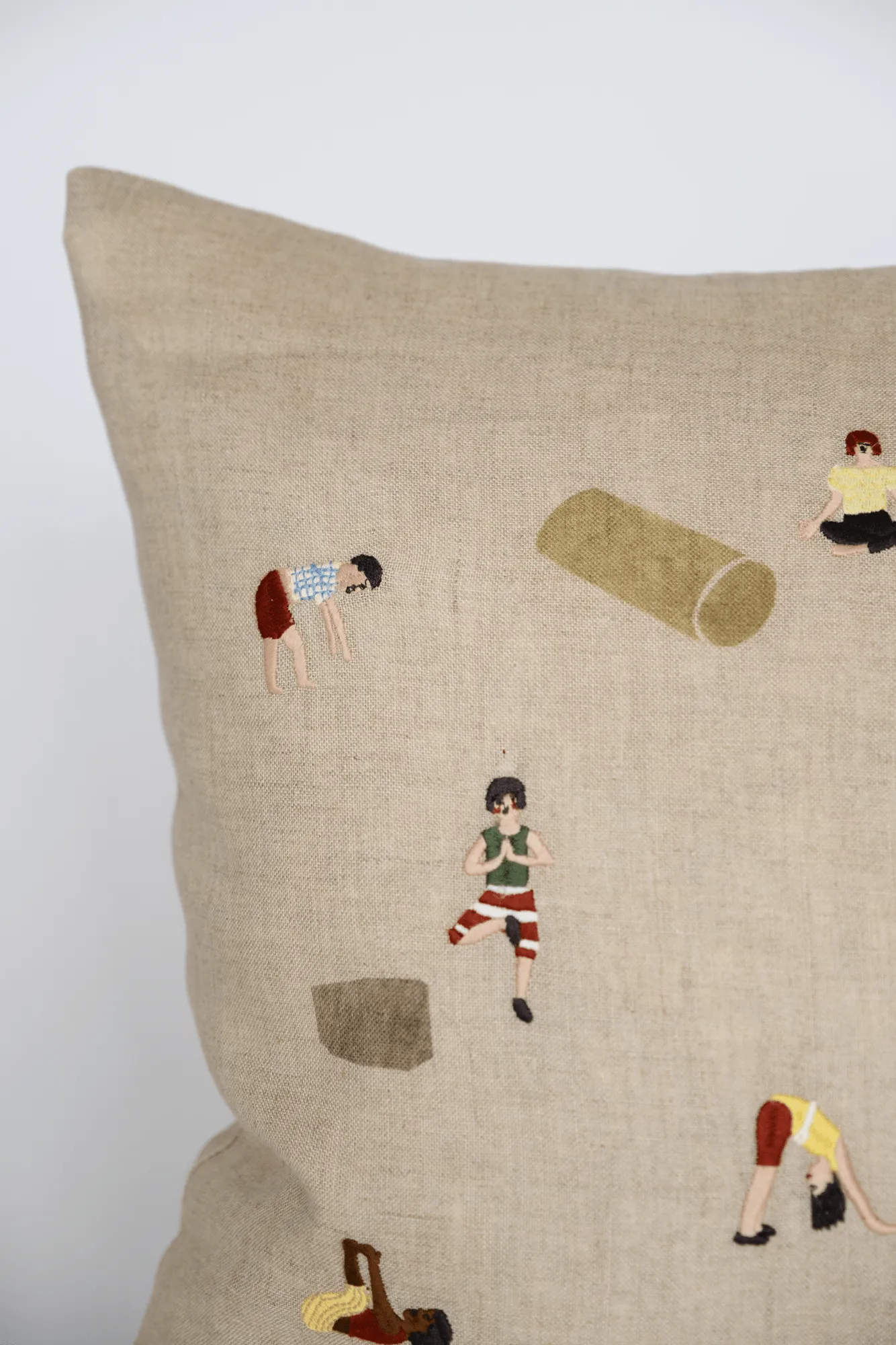 Yoga cushion cover, Natural, 45x45 cm Fine Little Day