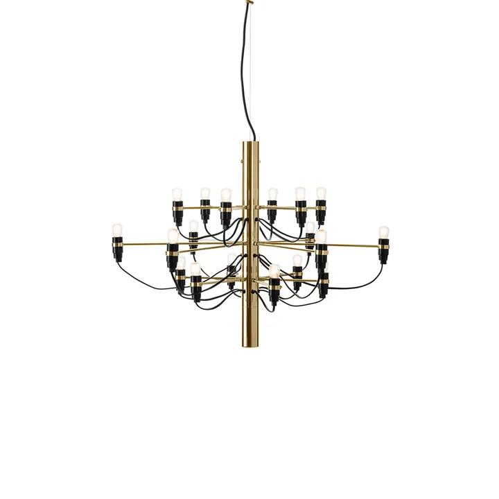 2097 Sarfatti chandelier - Brass 18 lamps - Flos