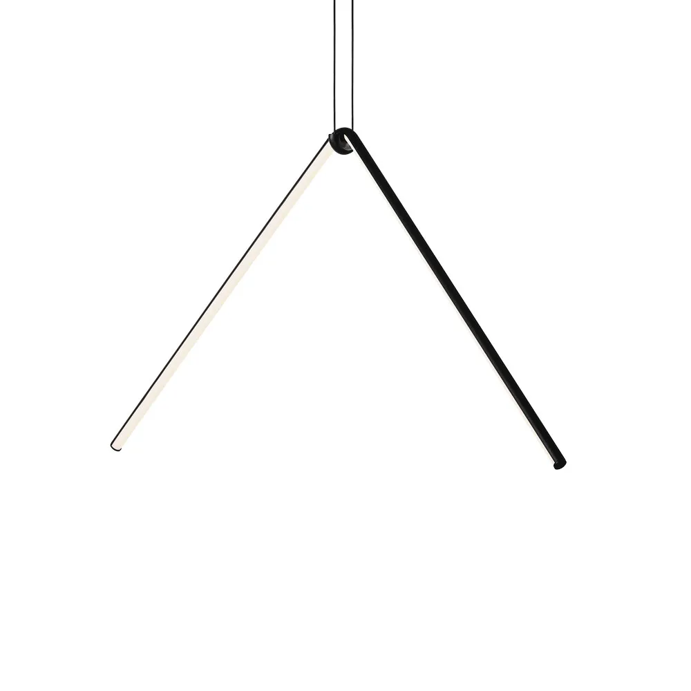 Arrangements Broken Line pendant, Black Flos