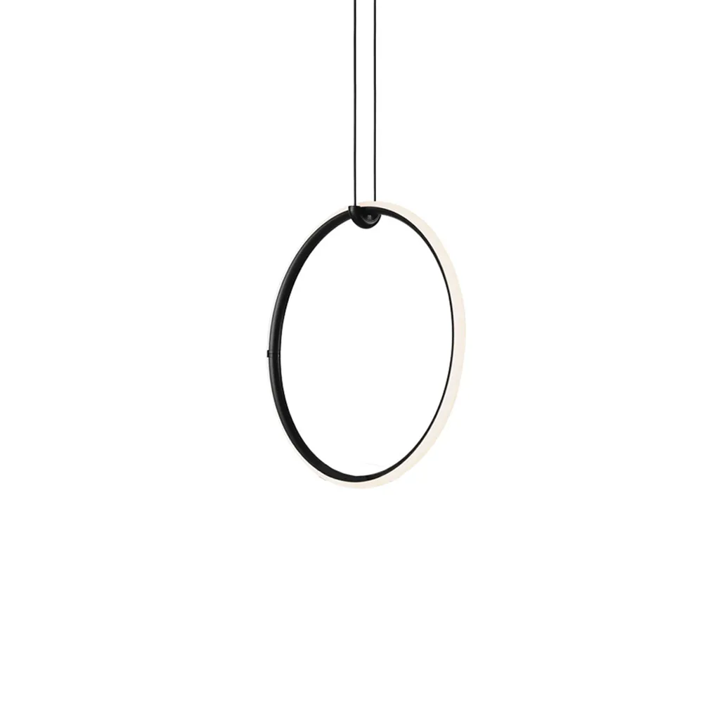 Arrangements Round pendant, Black, small Flos