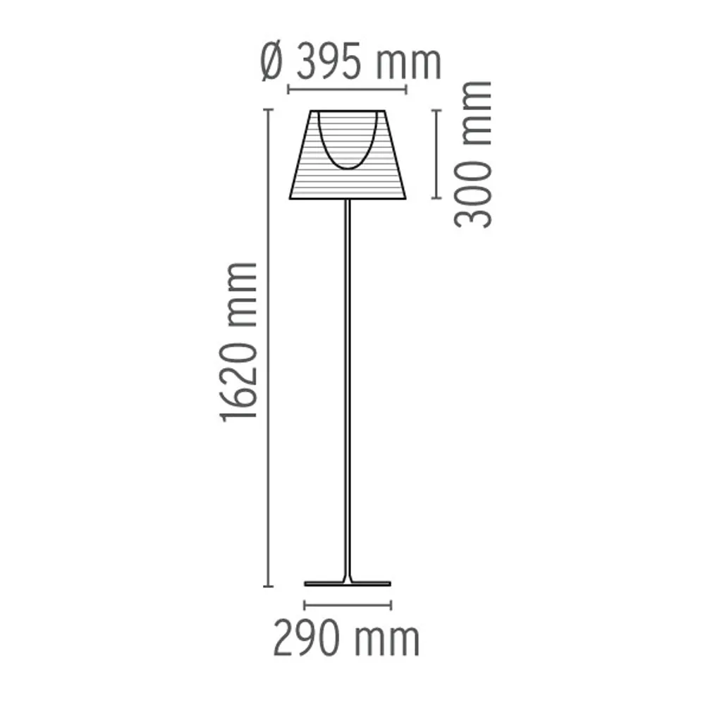 KTribe F2 floor lamp, Bronze Flos
