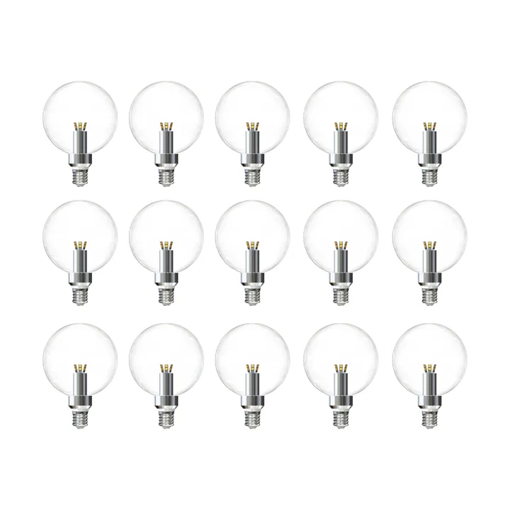 LED globe retrofit dimmable light source E27 15-pack - 2500K 170 lm 3 W - Flos
