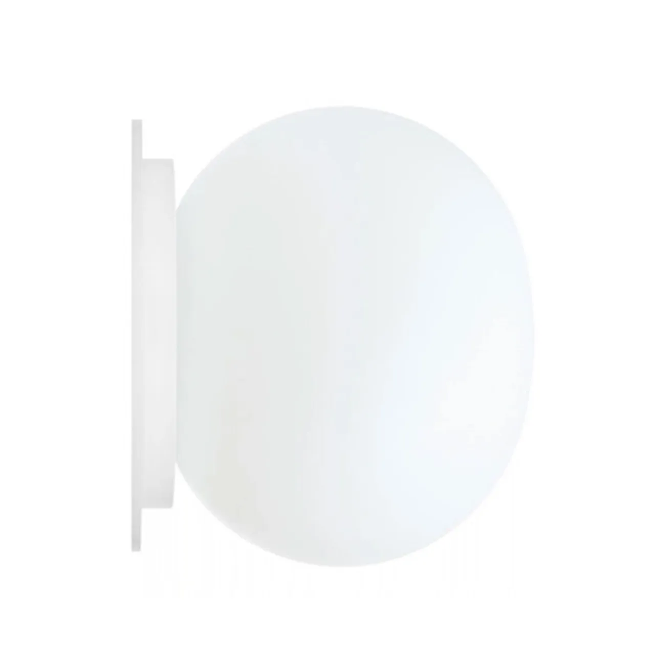 Mini Glo-Ball CW wall and ceiling lamp mirror mounting, White Flos