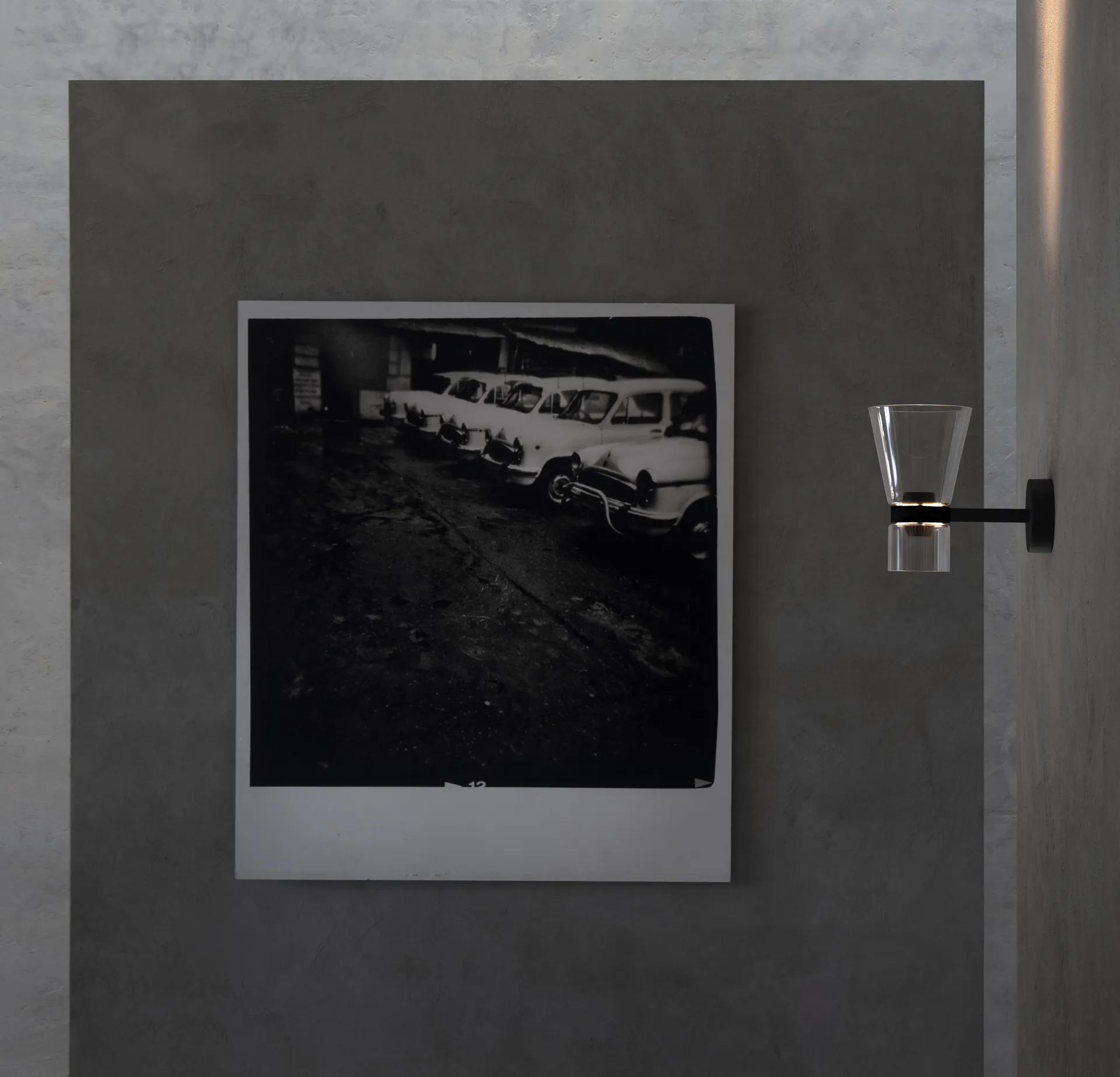 Nocturne Cone wall lamp - Black Flos