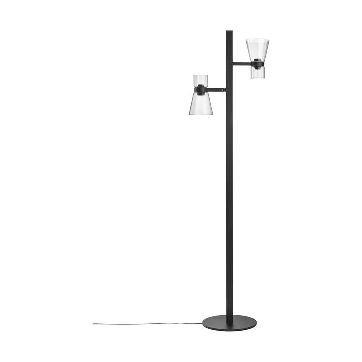 Nocturne F2 cone floor lamp - Black - Flos
