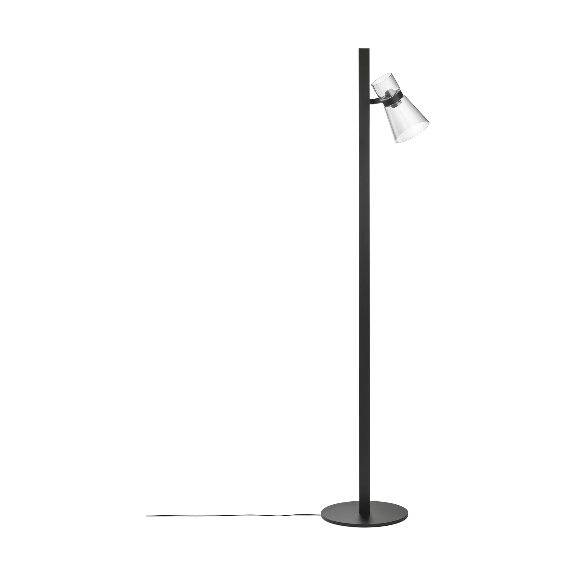 Nocturne FI cone floor lamp - Black Flos