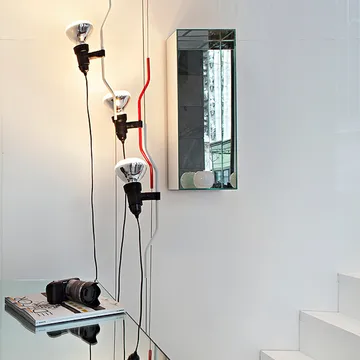 Parentesi floor and ceiling lamp - Black - Flos