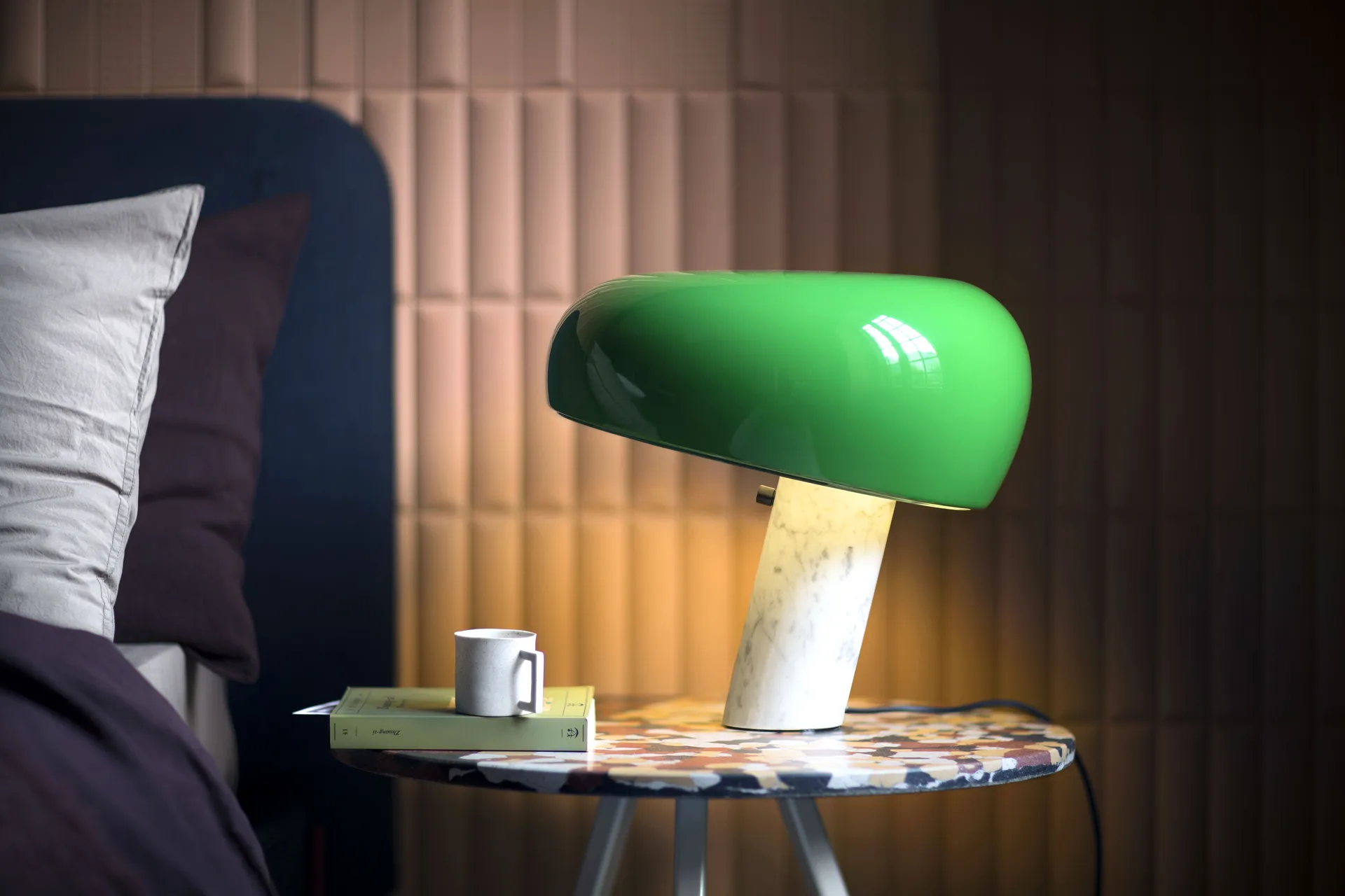 Snoopy table lamp, Green Flos