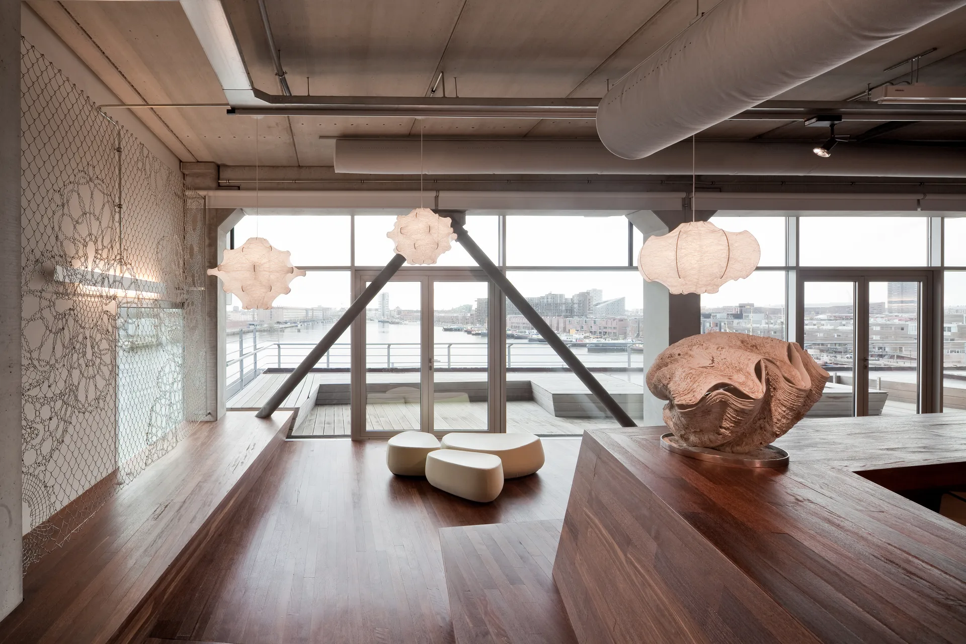 Viscontea pendant lamp, White Flos