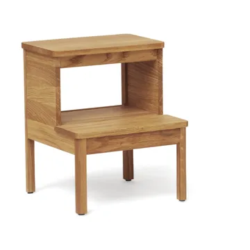 A line round step stool - Oak, Ø38x47.5 cm - Form & Refine