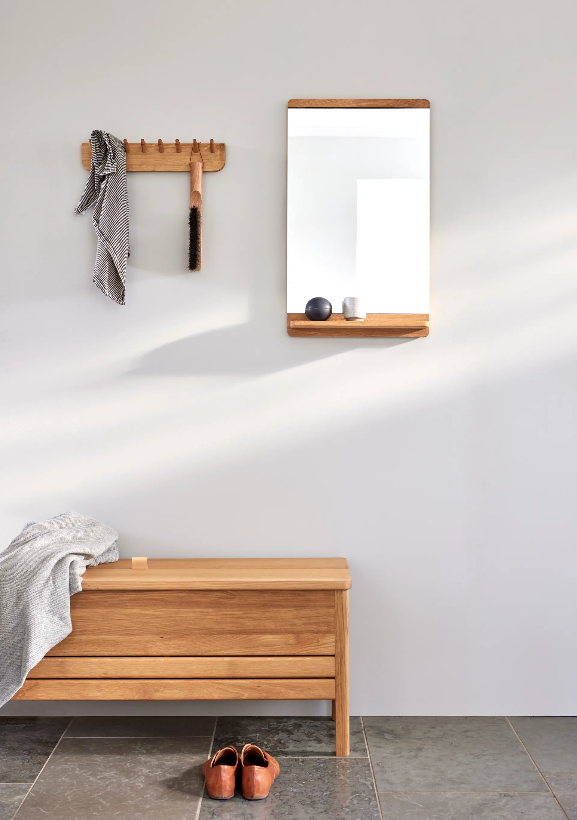 A Line storage bench 111 cm, Oak Form & Refine