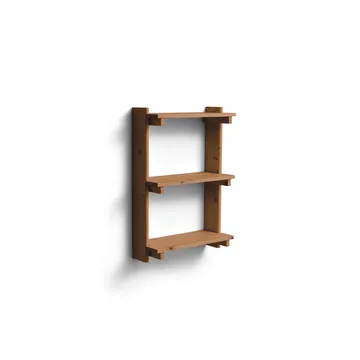 Beam Shelf wall shelf - Deep brown pine, 60x90.5x25 cm - Form & Refine