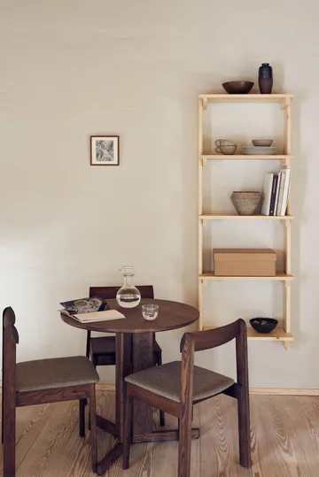 Beam wall shelf 5 shelves - Pinewood - Form & Refine