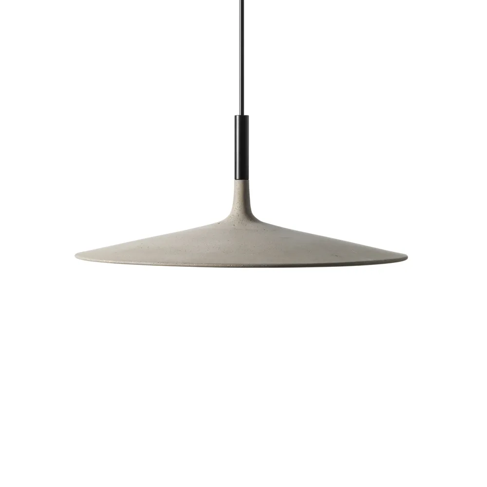 Aplomb Large pendant lamp, Gray concrete Foscarini