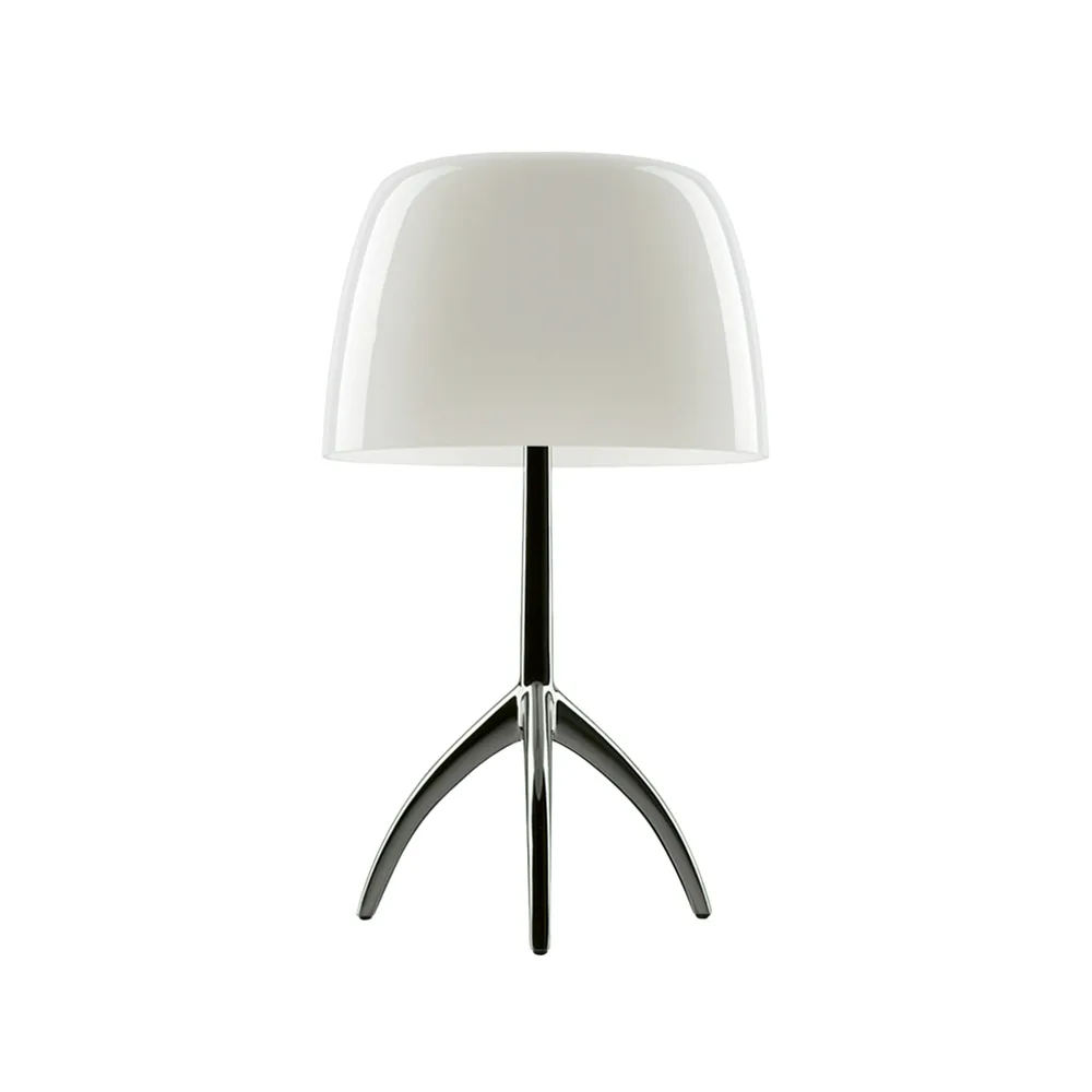 Lumiere Grande Dimmable table lamp, Warm white, black chrome Foscarini