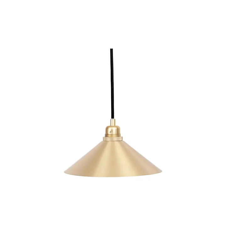 Cone Shade pendant light - Brass. small, Ø25 cm - FRAMA
