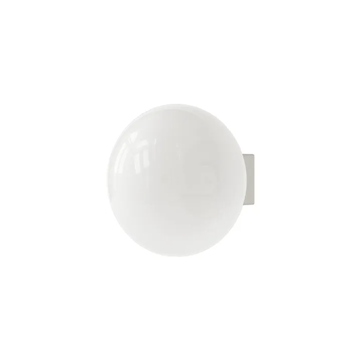 Ovoid Sconce ceiling light - Stainless steel, opal glass - FRAMA