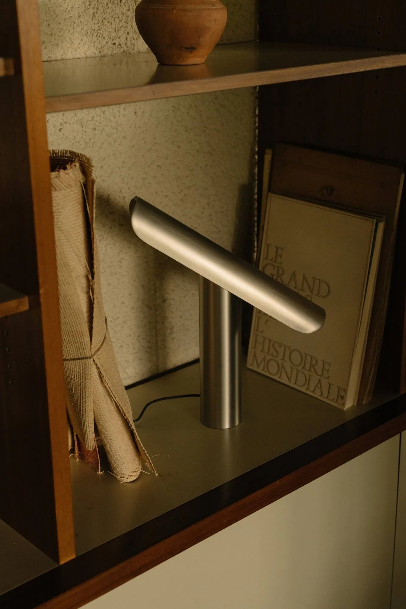 T Lamp table lamp, Steel FRAMA