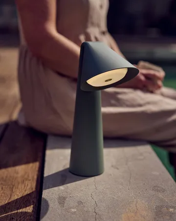 Ami portable table lamp - Sage green, 31.6 cm - Frandsen