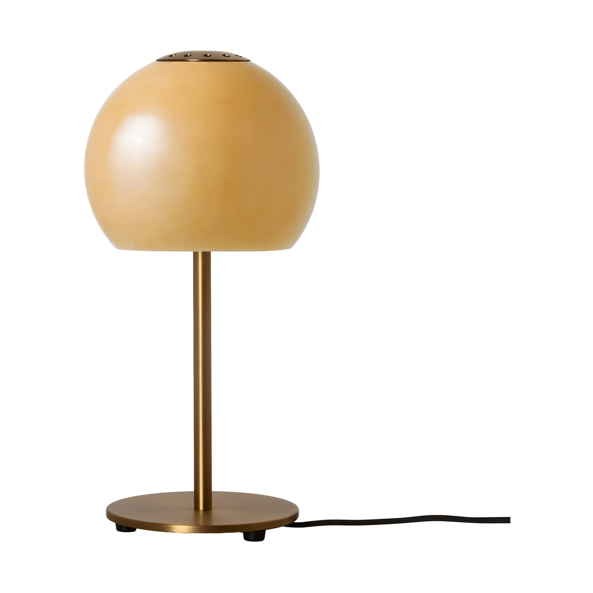 Ball glass table lamp, Amber, Ø18 cm Frandsen