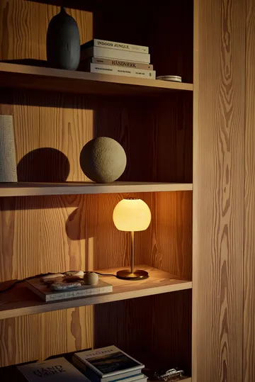Ball glass table lamp - Amber, Ø18 cm - Frandsen