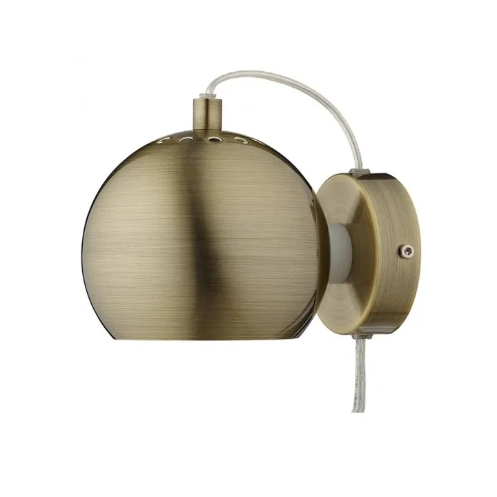 Ball wall lamp Ø12 cm - Antique Brass - Frandsen