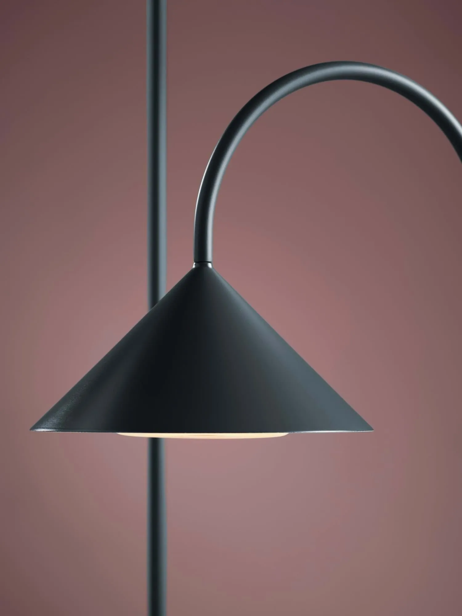 Grasp portable table lamp, Matt Petroleum, 72 cm Frandsen