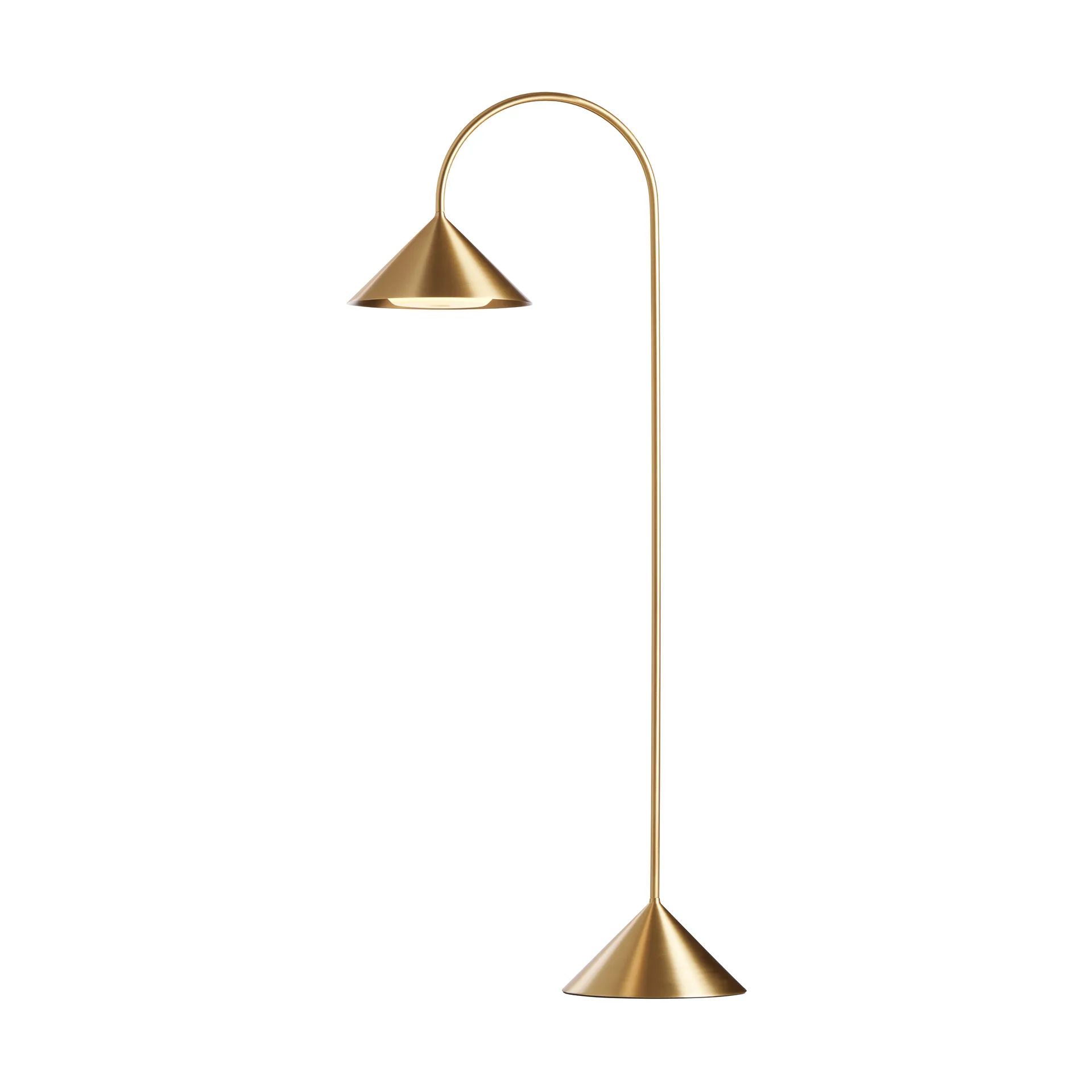 Grasp portable table lamp, Solid brass, 72 cm Frandsen