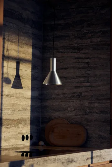Lyss pendant lamp - Brushed aluminium, Ø18 cm - Frandsen