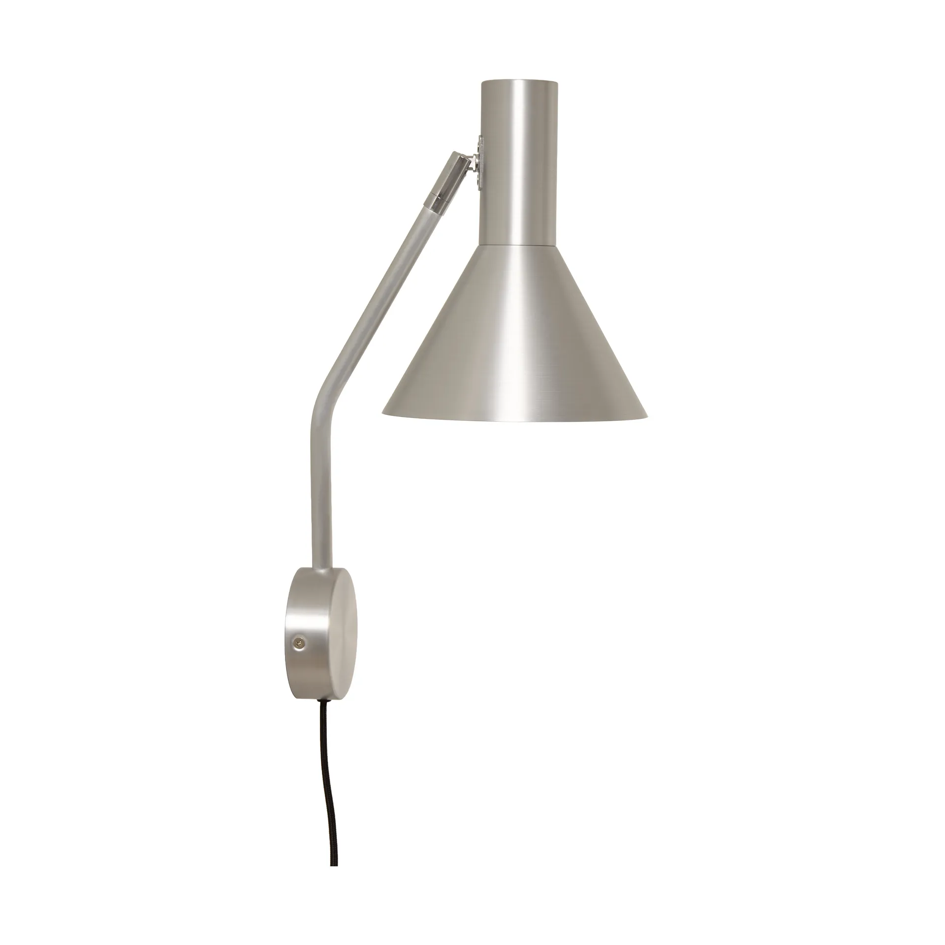 Lyss wall lamp, Brushed aluminium, 42 cm Frandsen