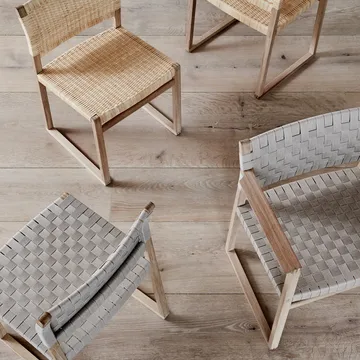 BM61 chair - Wicker lacquered oak stand - Fredericia Furniture