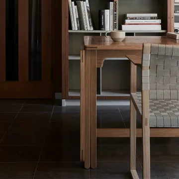 BM62 armchair - Woven natural-oiled oak frame - Fredericia Furniture