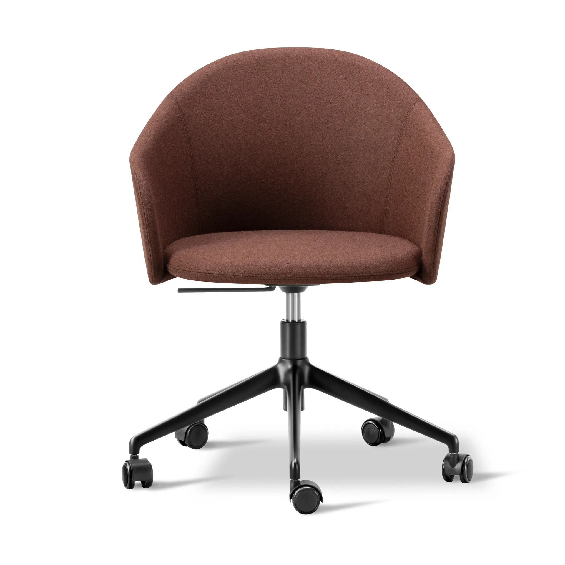 Gomo Armchair armchair swivel base 5-star, Blazer CUZ4D Dunalk-black Fredericia Furniture