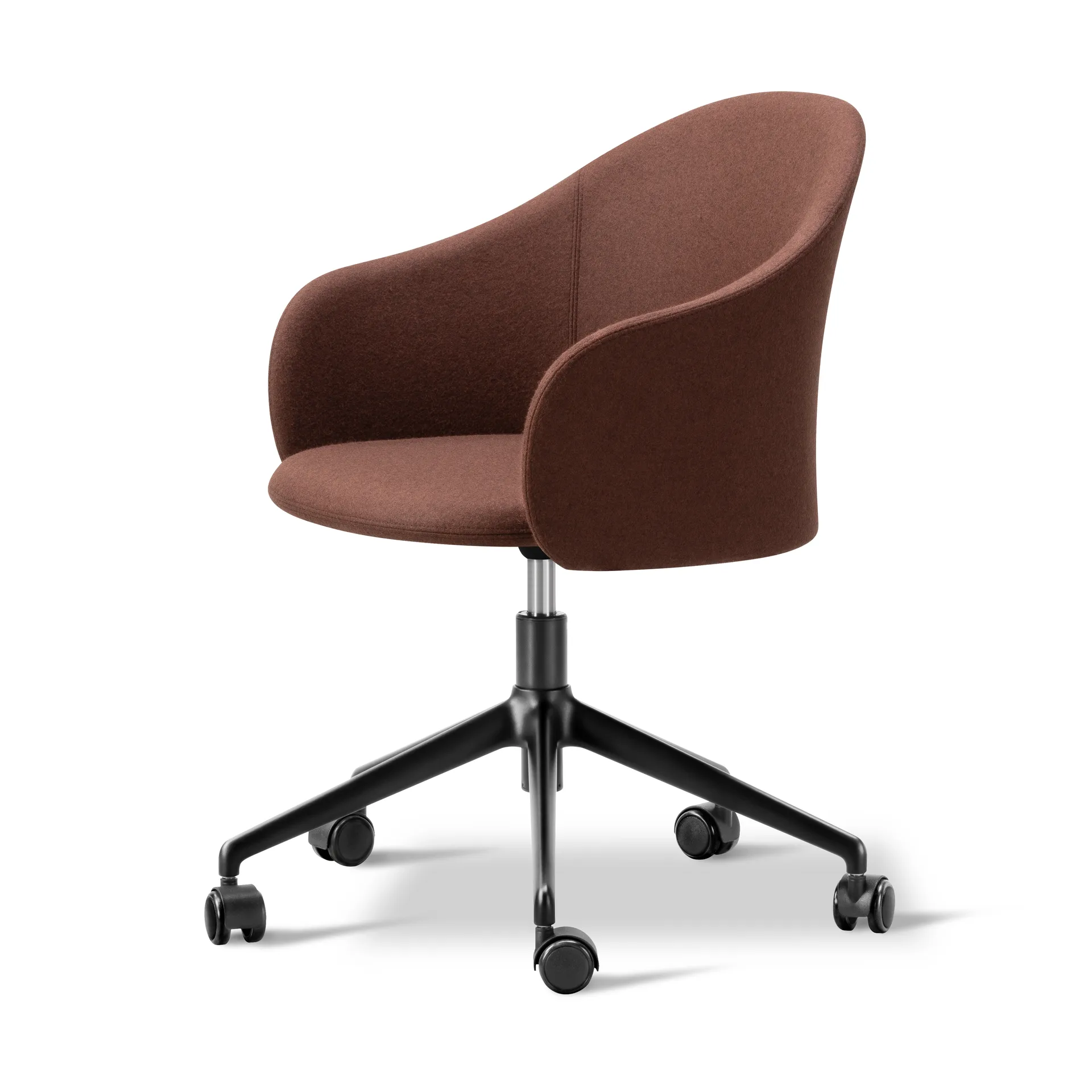Gomo Armchair armchair swivel base 5-star, Blazer CUZ4D Dunalk-black Fredericia Furniture