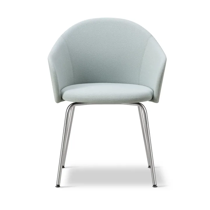 Gomo Armchair armchair tube base - Mylla 811-stainless steel - Fredericia Furniture