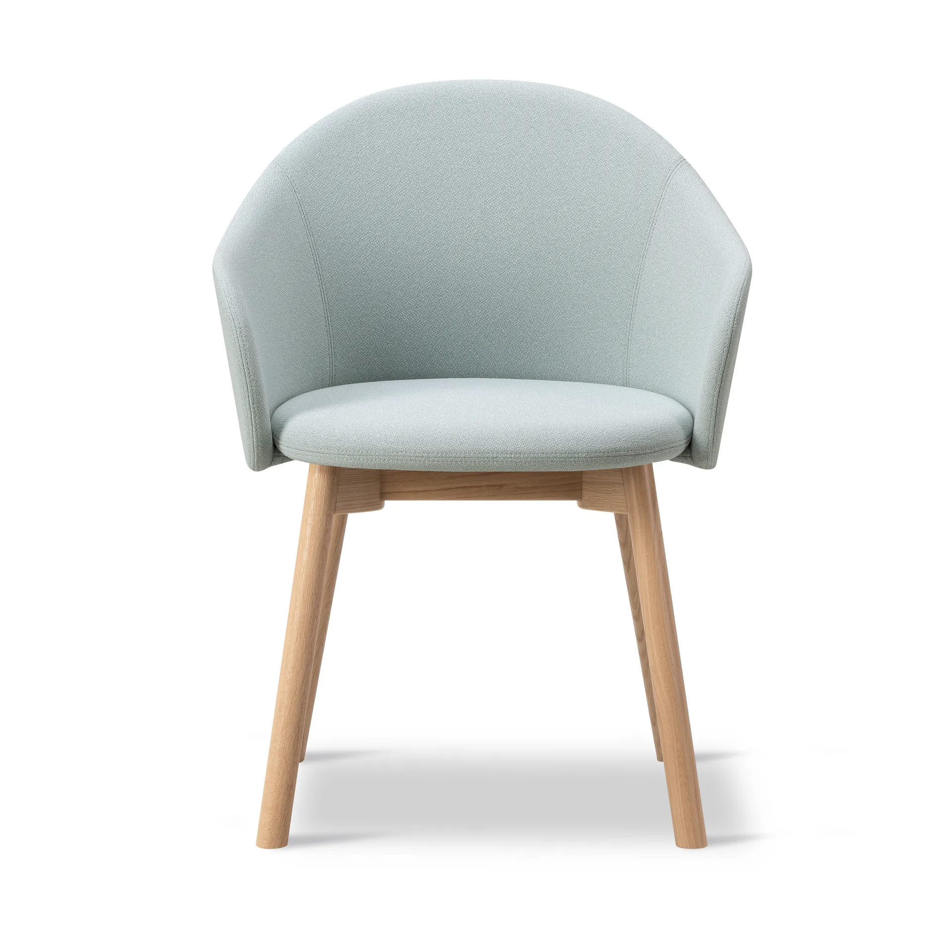 Gomo Armchair armchair wood base, Mylla 811-lacquered oak Fredericia Furniture
