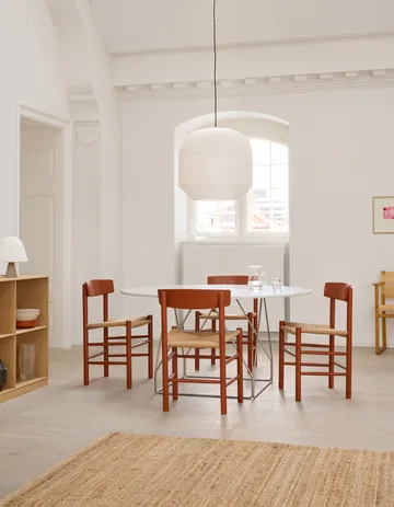 J39 chair - Herritage red-braided natural - Fredericia Furniture