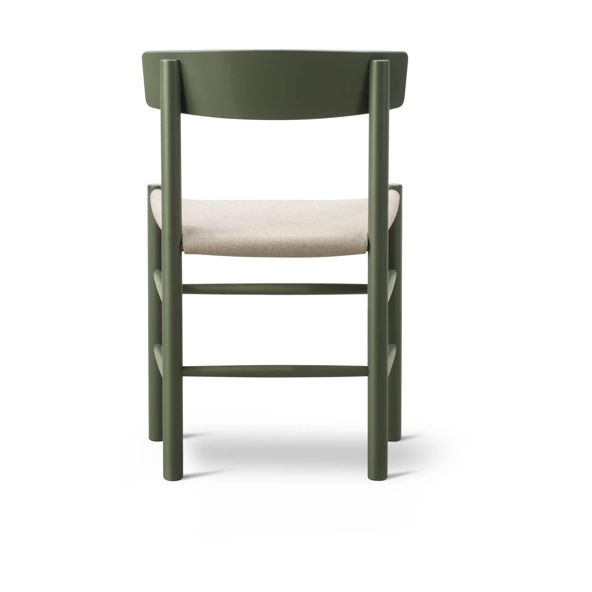 J39 chair, Khaki green-natural canvas Fredericia Furniture