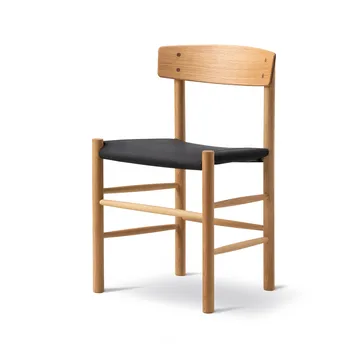 J39 chair - Oiled oak-black canvas - Fredericia Furniture