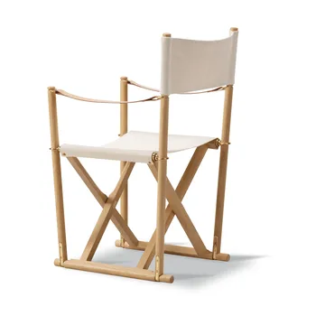 MK16 Folding Chair chair - Off white-lightly oiled oak - Fredericia Furniture