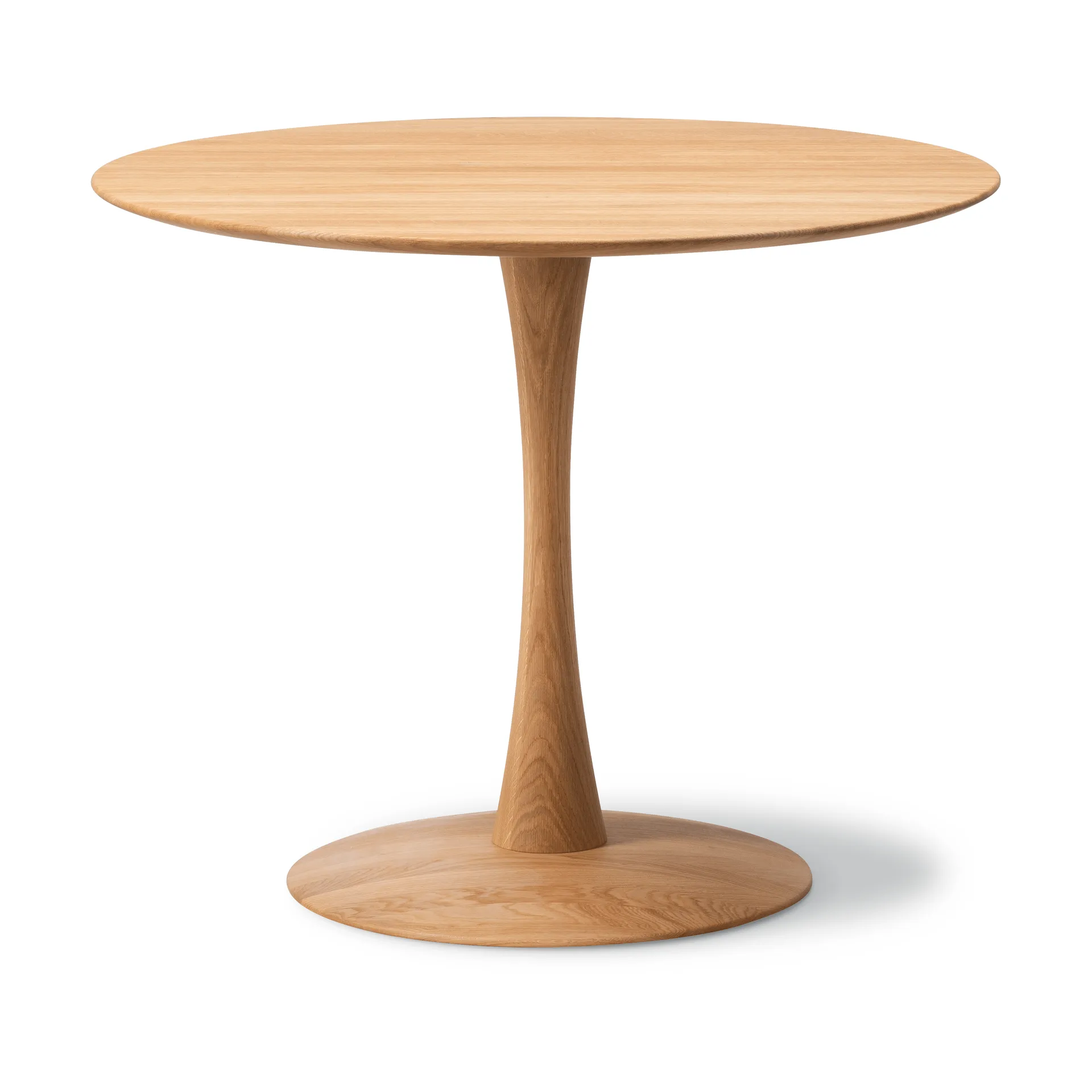 ND106 Trisse dining table, Oiled oak, Ø90x73 cm Fredericia Furniture